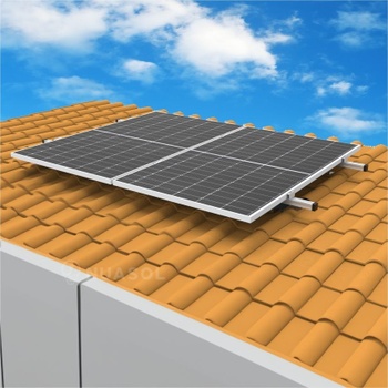 Sada pro fotovoltaické systémy, délka 1230 mm, stříbrná - A