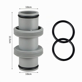 Hadicová spojka 38 mm, spojka bazénovej hadice 38 mm, adaptér bazénovej hadice, súprava na pripojenie