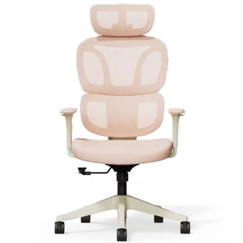 Ergonomická kancelárska stolička BS5P, ružová - A