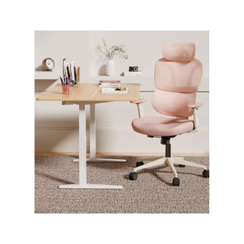 Ergonomická kancelárska stolička BS5P, ružová - A