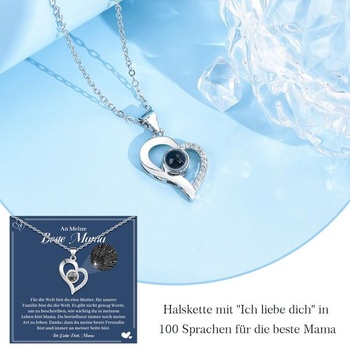 MANVEN Matka Dcera Náhrdelník Dárky pro maminku Vánoce Narozeniny
