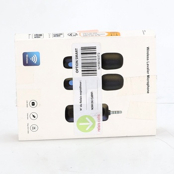 Bezdrôtový klopový mikrofón WARM BOX pre iPhone, iPad a telefón Android, sada 2 mini mikrofónov s