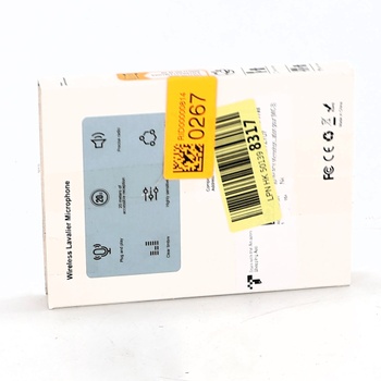 Bezdrôtový klopový mikrofón WARM BOX pre iPhone, iPad a telefón Android, sada 2 mini mikrofónov s