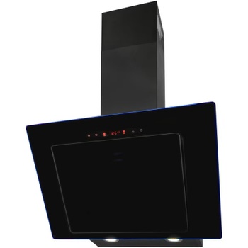 Digestor s LED osvetlením, energetická trieda B, šírka 54 cm, čierna - A