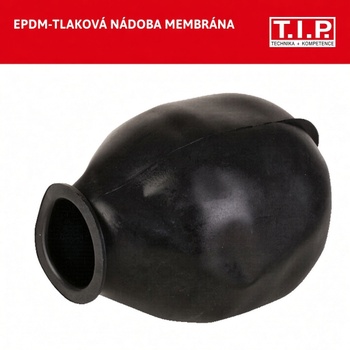Membrána do tlakové nádoby, EPDM, 15-25 l, do 90 °C, černá - A