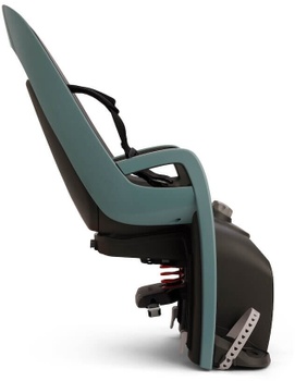 Detská cyklosedačka Caress, nosnosť 22 kg, čierno / zelená - B