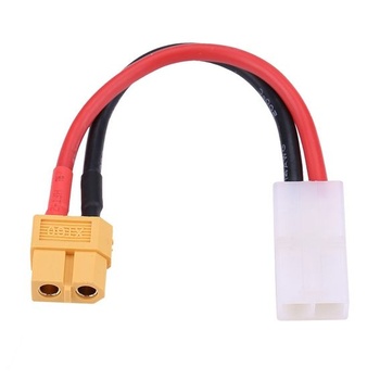 Adaptérový kábel XT60 na štandardnú zásuvku, silikónový kábel 2,5 mm² pre batériu RC