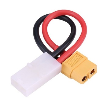 Adaptérový kábel XT60 na štandardnú zásuvku, silikónový kábel 2,5 mm² pre batériu RC