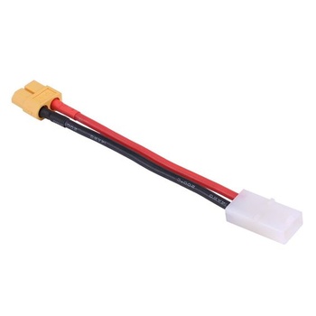 Adaptérový kábel XT60 na štandardnú zásuvku, silikónový kábel 2,5 mm² pre batériu RC