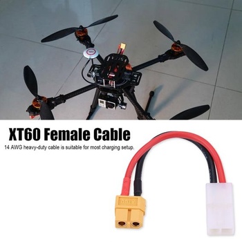 Adaptérový kábel XT60 na štandardnú zásuvku, silikónový kábel 2,5 mm² pre batériu RC