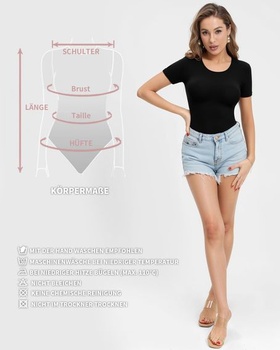 Dámské body s krátkým rukávem a klasickým kulatým výstřihem ALGALAROUND, bavlna, elegantní dámské