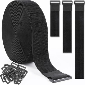 Páska na suchý zip 5 cm x 12 m s 50 přezkami, volně…