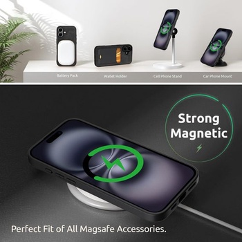 Puzdro X-level 3 v 1 pre iPhone 16 s MagSafe, ochranou displeja, ochranou fotoaparátu, vojenskou