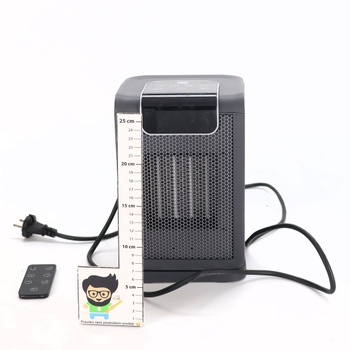 Teplovzdušný ventilátor Amazon Basics sivý