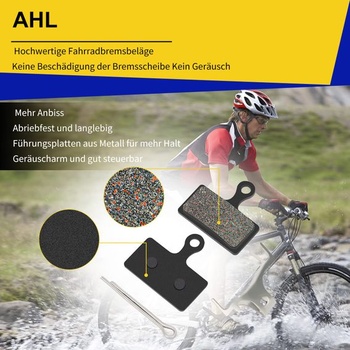 Brzdové doštičky AHL pre Shimano XTR M985 2011 M988 Deore XT M785 SLX M666 M675 Deore M615 Alfine
