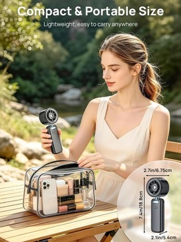 Ručný ventilátor s vodným chladením, malý turbo ventilátor s chladiacim rozprašovačom, dobíjací
