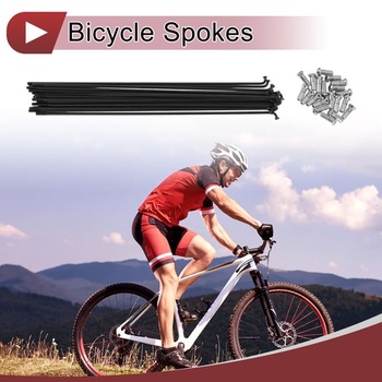 INFINAUTO Drôty na bicykel čierne 13G 20 kusov 195 mm nerezová oceľ 304