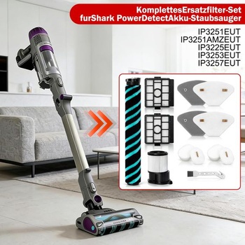 Sada kief a filtrov pre akumulátorový vysávač Shark IP3251EUT, 12dielna