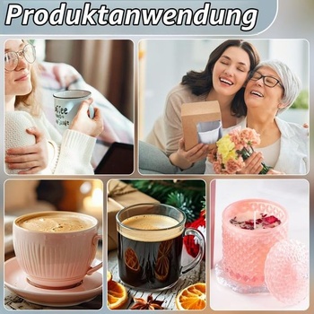 BENECREAT 36dielne krabičky na hrnčeky, darčekové balenie 335 ml, 350 ml, 473 ml, hnedé