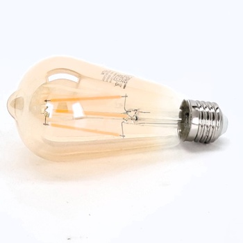 Žiarovka LUTW E27 Vintage, teplá biela 2700K, 6W ST64 Edison LED žiarovka, ekvivalent 60W žiarovky,