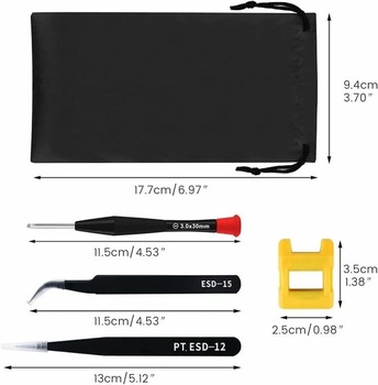 Sada mini skrutkovačov, 11 hodinárskych skrutkovačov, Torx na opravu okuliarov pre PS4, malé jemné
