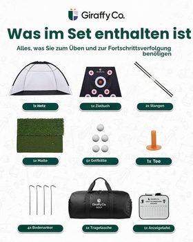 Golfová sieť Giraffy Co. tréningová