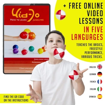 Žonglérské míče Juggle Dream 3X Pro Thud – sada 3 profesionálních žonglovacích míčků s online