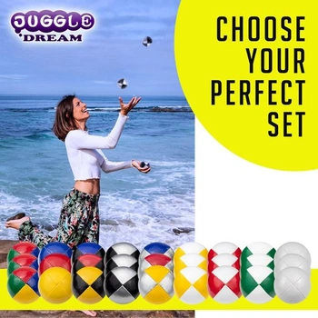 Žonglérské míče Juggle Dream 3X Pro Thud – sada 3 profesionálních žonglovacích míčků s online