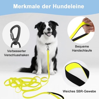 Vodeodolné vodítko pre výcvik psov, 1,8 m, 3 m, 5 m, 10 m, 15 m, 20 m, 25 m, 30 m.