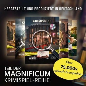 MAGNIFICUM Záhadná hra s vraždou pre dospelých - Firemný večierok | Vyriešte prípad vraždy pomocou spisu