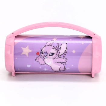Lexibook, Disney Stitch, Svietiaci bezdrôtový reproduktor Anjel s mikrofónom, stereo zvukom, funkciou