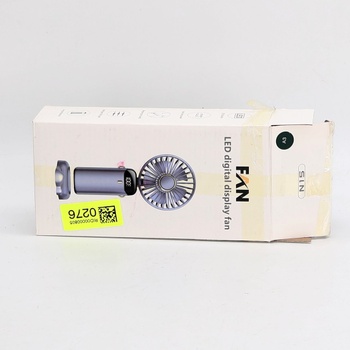 Ručný ventilátor Rafada, prenosný mini ventilátor, dobíjací, malý vreckový ventilátor s 5 úrovňami