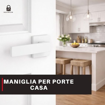 Vnitřní kliky s rozetou 50 mm, pár vnitřních klik, moderní design, kompletní sada pro dřevěné