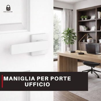 Vnitřní kliky s rozetou 50 mm, pár vnitřních klik, moderní design, kompletní sada pro dřevěné