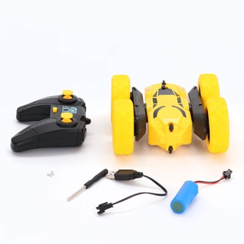 MidiVix auto na diaľkové ovládanie, 2,4 GHz obojstranné 360 ° otočné RC kaskadérske auto sa