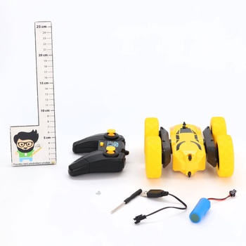 MidiVix auto na diaľkové ovládanie, 2,4 GHz obojstranné 360 ° otočné RC kaskadérske auto sa