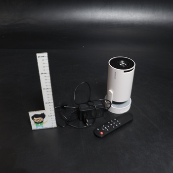 Mini projektor Alwtniet, podpora mini projektora 4K, Wi-Fi 6 a Bluetooth 5.4, 5W reproduktor,