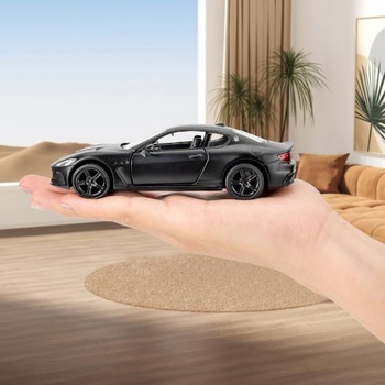 Model auta RMZ City Maserati GT, lité zinkové slitiny, měřítko 1:36, autíčko s natahovacím