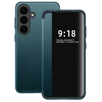Ochranné puzdro S26 pre Samsung S26, Flipové puzdro, Priehľadné, Tenké, Priehľadné, Flipové puzdro