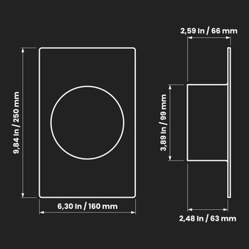 Repa Market 100 mm plastová příruba pro spojku větracího potrubí – PVC spojka potrubí, připojovací