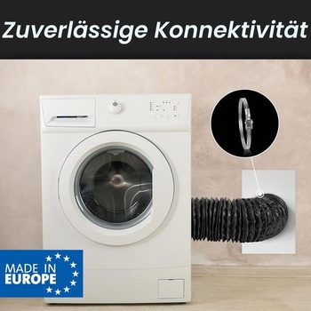 Repa Market 100 mm plastová příruba pro spojku větracího potrubí – PVC spojka potrubí, připojovací