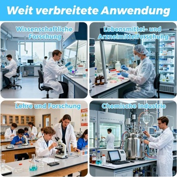 2 x 10ml sklenené odmerky, priehľadné laboratórne mini odmerné valce