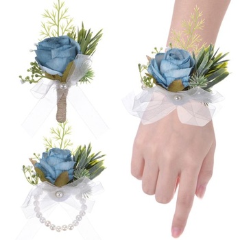 Sada M METERXITY 1 korzet na zápěstí a boutonniéra, náramek…