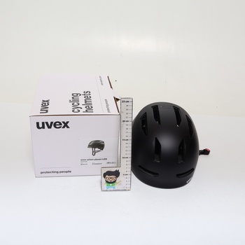 Uvex urban Planet LED - robustná cyklistická prilba pre mužov aj ženy - individuálne nastaviteľná