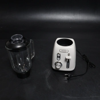 Cecotec stojanový mixér Retro Power Black Titanium RetroBeige. Maximální výkon 1200 W, 2 rychlosti,