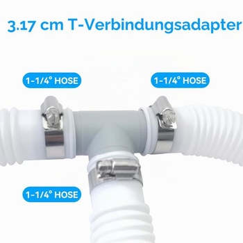 T spojka bazénovej hadice DAILJMON