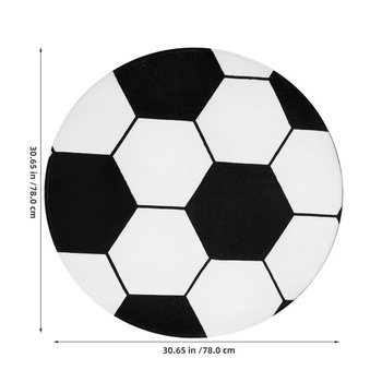 Okrúhly futbalový koberec Ultechnovo