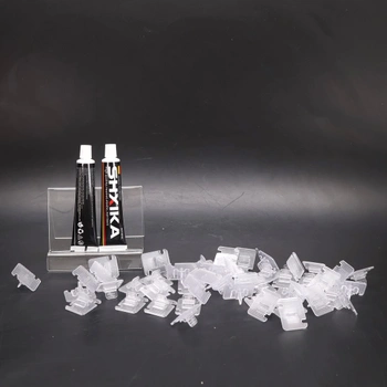 Enhon 50 samolepiacich háčikov na sieť proti mačkám na balkóny s 2 x 40ml extra silným montážnym