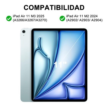 JADEMALL Pouzdro s klávesnicí pro iPad Air 11 palců M2/M3 2024/2025, italská QWERTY magnetická