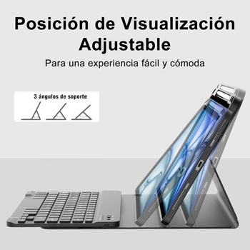 JADEMALL Puzdro s klávesnicou pre iPad Air 11 palcov M2/M3 2024/2025, talianska QWERTY magnetická